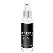 Gloss Dressing - Plastic, 2025 New Gloss Dressing for Floor Mats, Trim \u0026 Tire Dressing - Restore Faded Plastics, Plastic Restorer for Cars Ceramic Plastic Coating (1Pcs)